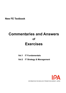 New FE Textbook Commentaries and Answers of Exercises