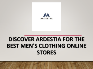 Discover The Best Men's Clothing Online Stores For Stylish Fashion