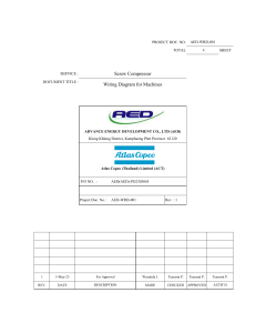 AED-WRD-001 Wiring Diagram for Machines