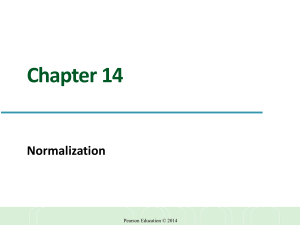 W5 -Normalization