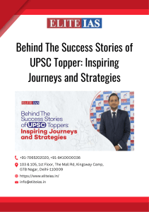 Behind The Success Stories of UPSC Topper Inspiring Journeys and Strategies