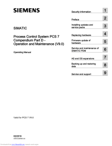 simatic pcs 7 SERVICE COMP D