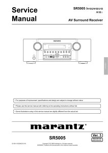 Marantz-SR-5005-Service-Manual