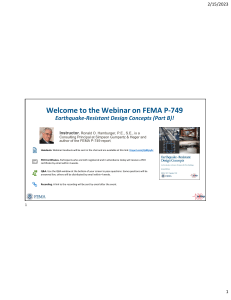 2023-02-15 FEMA P749B WebinarSlides single