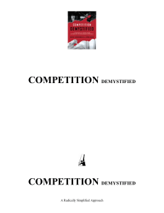 competition demystified  a radically simplified approach to business strategy