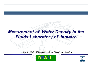 03 Liquid density measurement José Júlio Pinheiro
