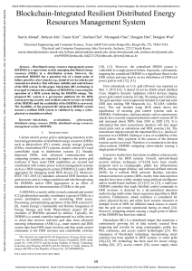 Blockchain-Integrated Resilient Distributed Energy Resources Management System