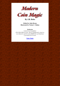 Magic Secrets - Modern Coin Magic