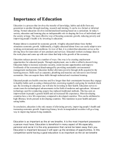 pdfcoffee.com importance-of-education-4-pdf-free