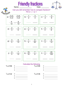 01 - Friendly fractions