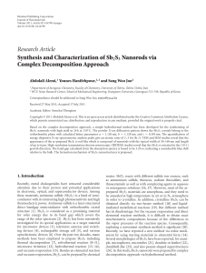 synthesis-and-characterization-of-sb-2-s-3-nanorods-via-complex-decomposition-approach