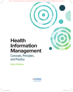 Health Information Management Concepts, Principles, and Practice, 6e Pamela Oachs, Amy Watters