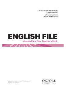 ENGLISH FILE Intermediate Plus Teachers