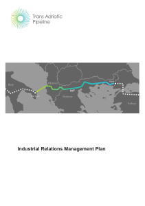 Industrial Relations Management Plan