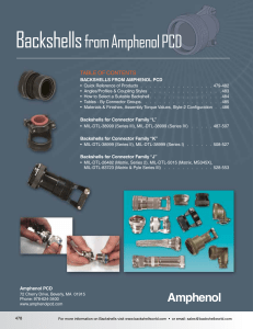 Backshells amphenol