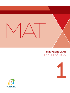 Matemática - Livro 1 - Poliedro 2021
