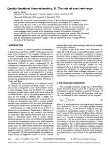 Density-functional thermochemistry. III. The role of exact exchange