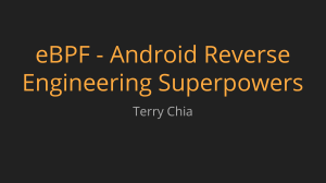 eBPF - Android Reverseengeneering