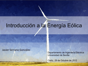 Introduccion a la Energía Eólica