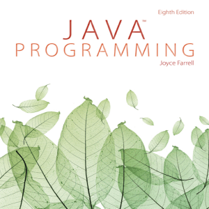 Java Programming-Cengage Learning