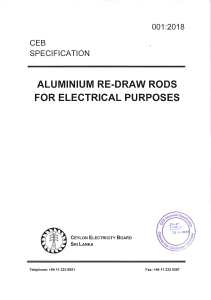 001 2018 ALUMINIUM RE-DRAW RODS