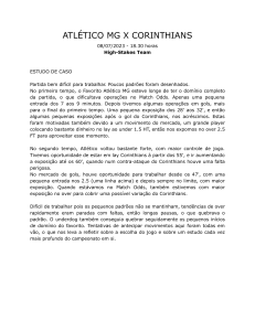 Atlético MG X Corinthians - estudo de caso