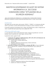 homework attuazione sicurezza aziendale Leandro Gelasi