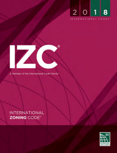 International Zoning Code (international Code Council Series) 2018 (International Code Council)
