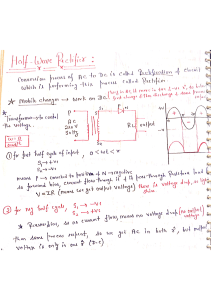 Half and full wave rectifier