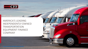 Commercial Fleet Financing: Setting the Standard as the Premier Company in the USA
