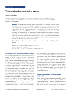 The evolving Gleason grading system
