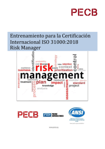 Brochure ISO 31000 Risk Manager 2023-PE