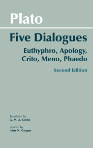 Plato, G. M. A. Grube - Five Dialogues-Hackett Pub Co (2002)
