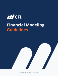 CFI Modeling Guidelines (2022)
