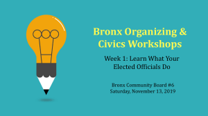 NYC Civics Workshop 