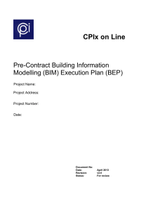 cpix pre-contract bim execution plan bep v2.0
