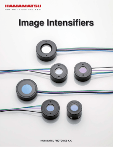 II TII0007E, Image Intensifier Catalog, Hamamatsu