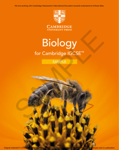 Preview Biology IGCSE