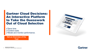 20230203 Gartner Decitions Cloud Selection