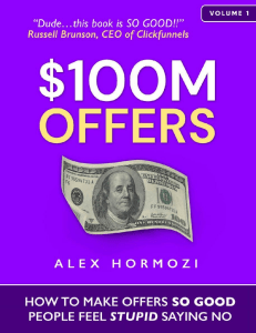 100M Offers - Alex Hormozi