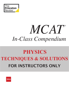 MCAT ICC 2016 Solns-Physics