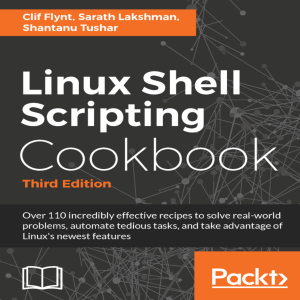 9781785881985-LINUX SHELL SCRIPTING COOKBOOK THIRD EDITION