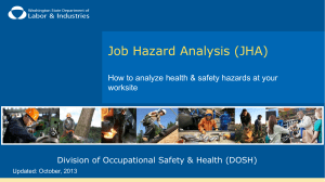 Job Hazard Analysis Guide: Workplace Safety