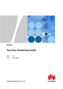 WLAN Security Hardening Guide