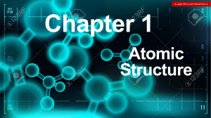 [H2 CHEM] Chapter 1 - Atomic Structure