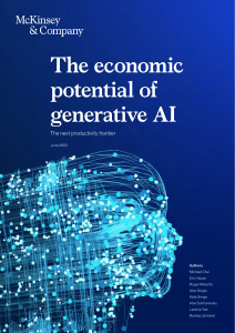 Economic Impact of Generative AI