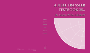 A Heat Transfer Book. J. Lienhard IV, J. Lienhard V. 2002