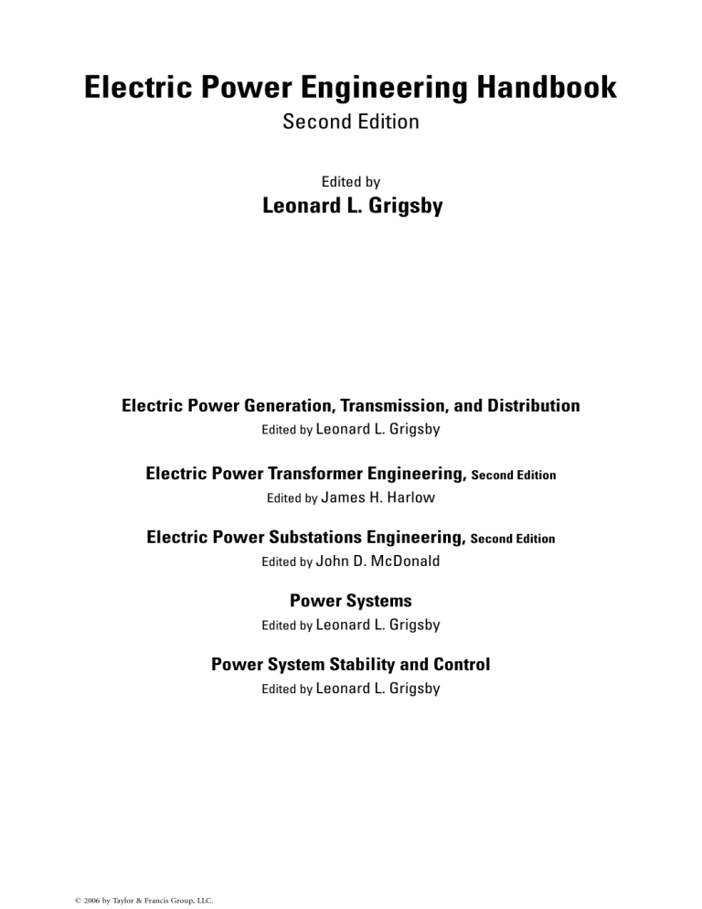 MEE2Electric Power Engineering Handbook