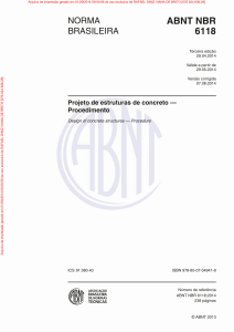 NBR 6118 2014 - Projeto de estruturas de concreto - Procedimento