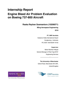 Engine Bleed Air Problem Evaluation on B